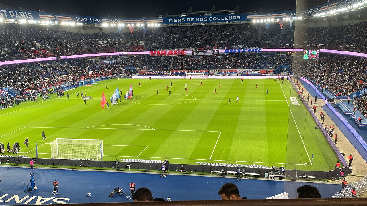 Parc des Princes in Paris, Frankreich — Heimstadion von Paris Saint-Germain