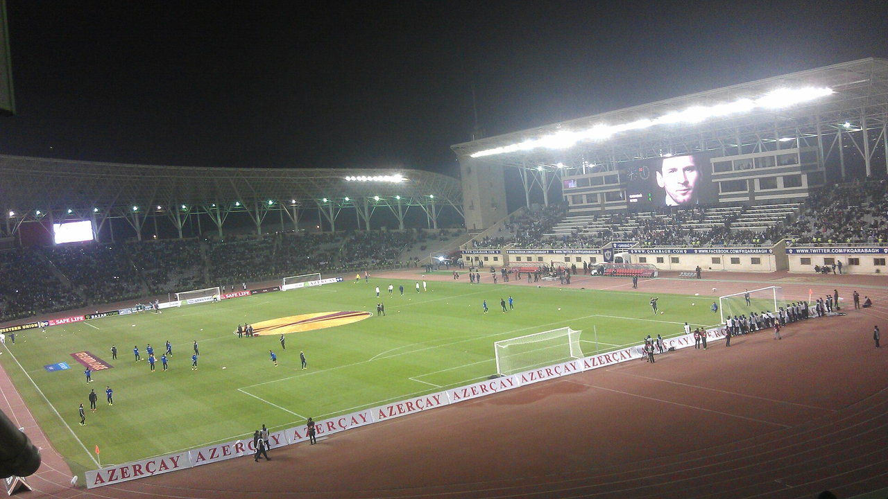 Tofiq-Bəhramov-Stadion in Baku, Aserbaidschan — Heimstadion von Qarabağ FK